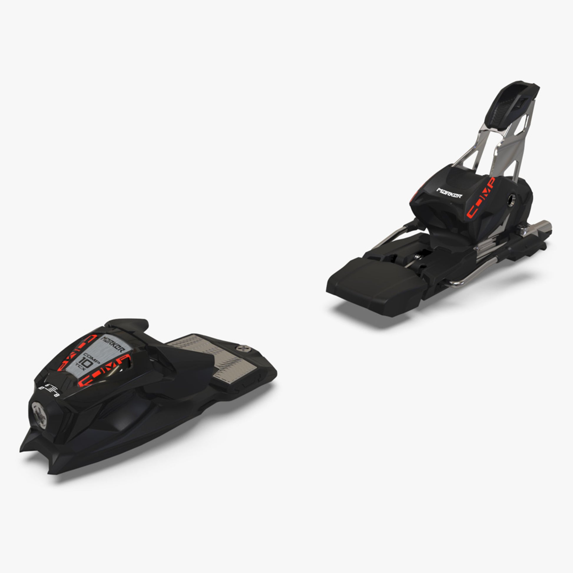 Marker COMP 10 TCX Ski Bindings - BLACK FLO RED