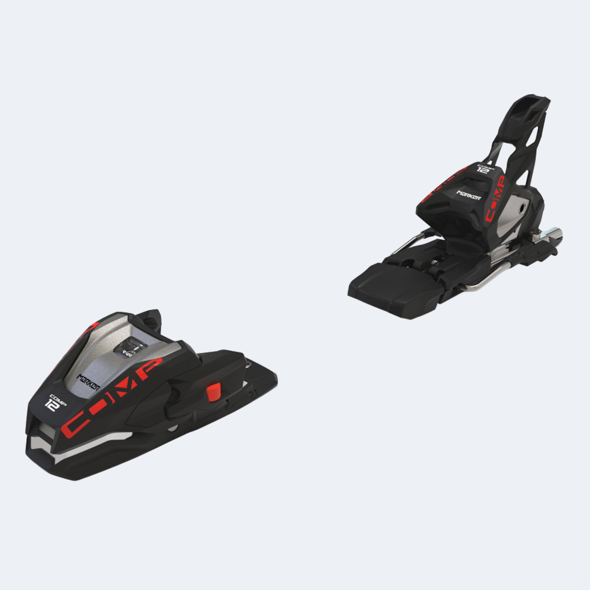 Marker Comp 12 BLACK FLO-RED Bindings
