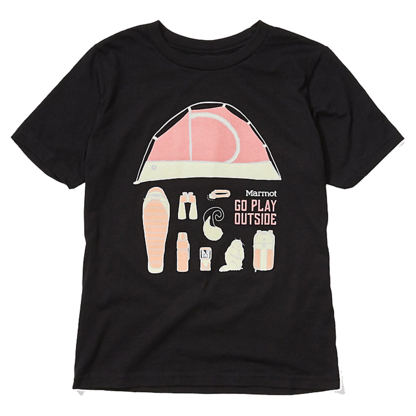 Marmot Girl's Nico Tee - BLACK - XL