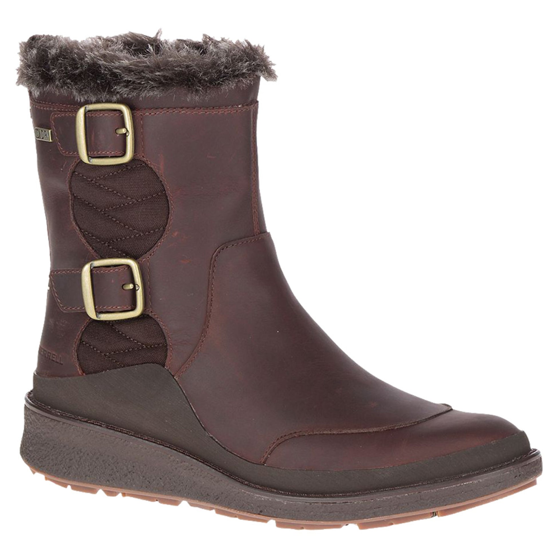 Merrell Tremblant Ezra Zip Waterproof Ice+ Women's Boot - ESPRESSO - 9