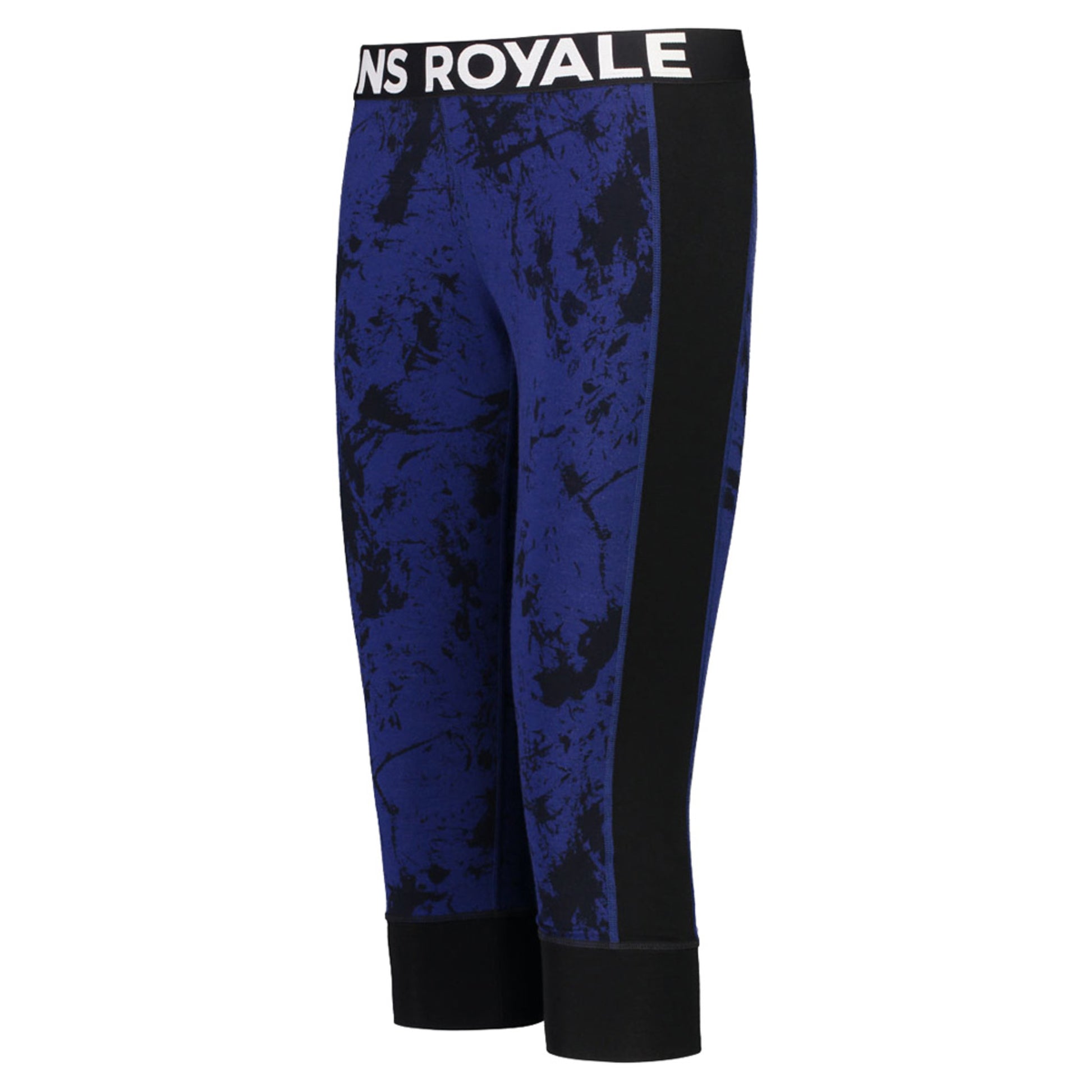 Mons Royale Cascade Marino Flex 200 Women's 3/4 Baselayer Legging - ELEMENT CAMO - XS