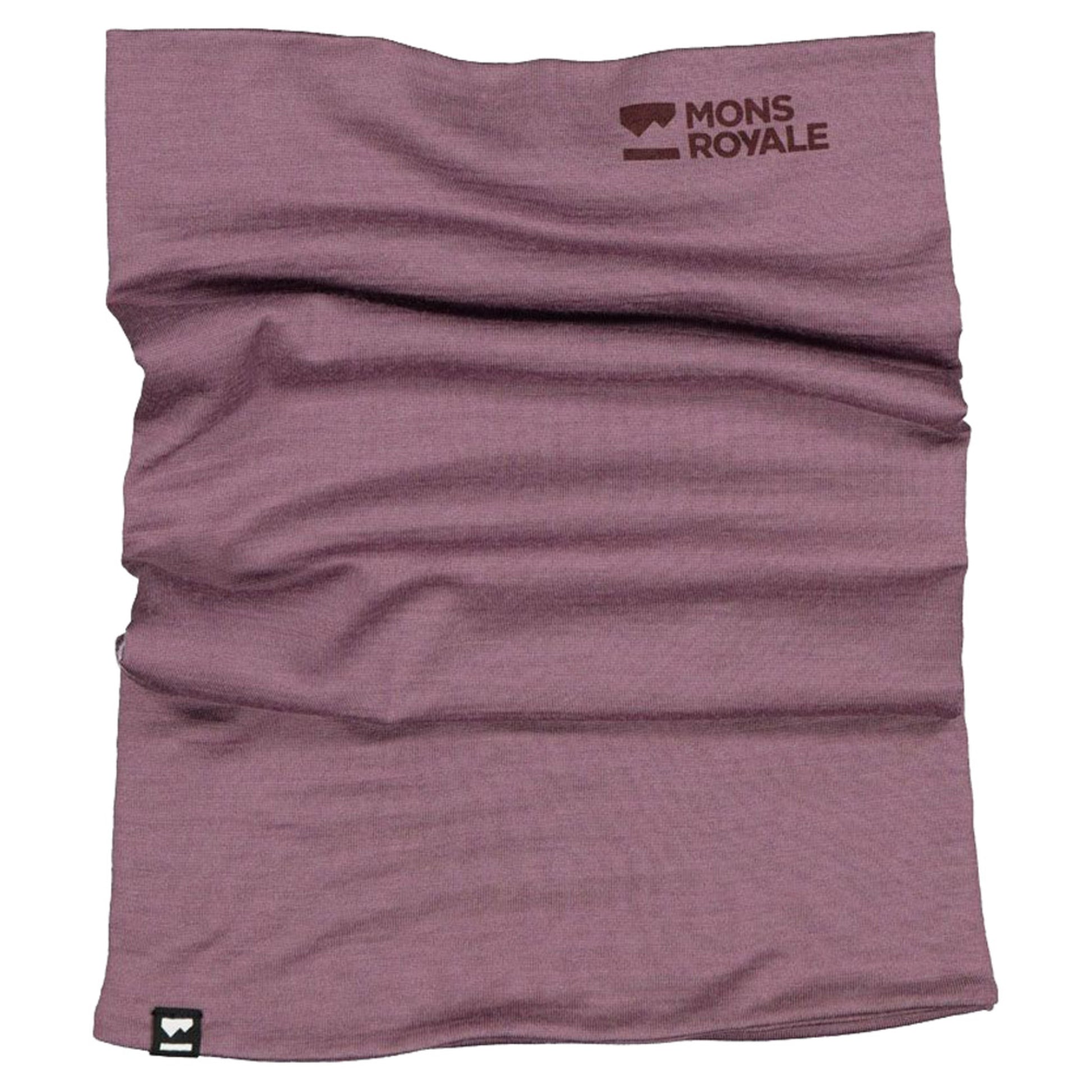 Mons Royale Double Up Unisex Neck Warmer - MAUVE