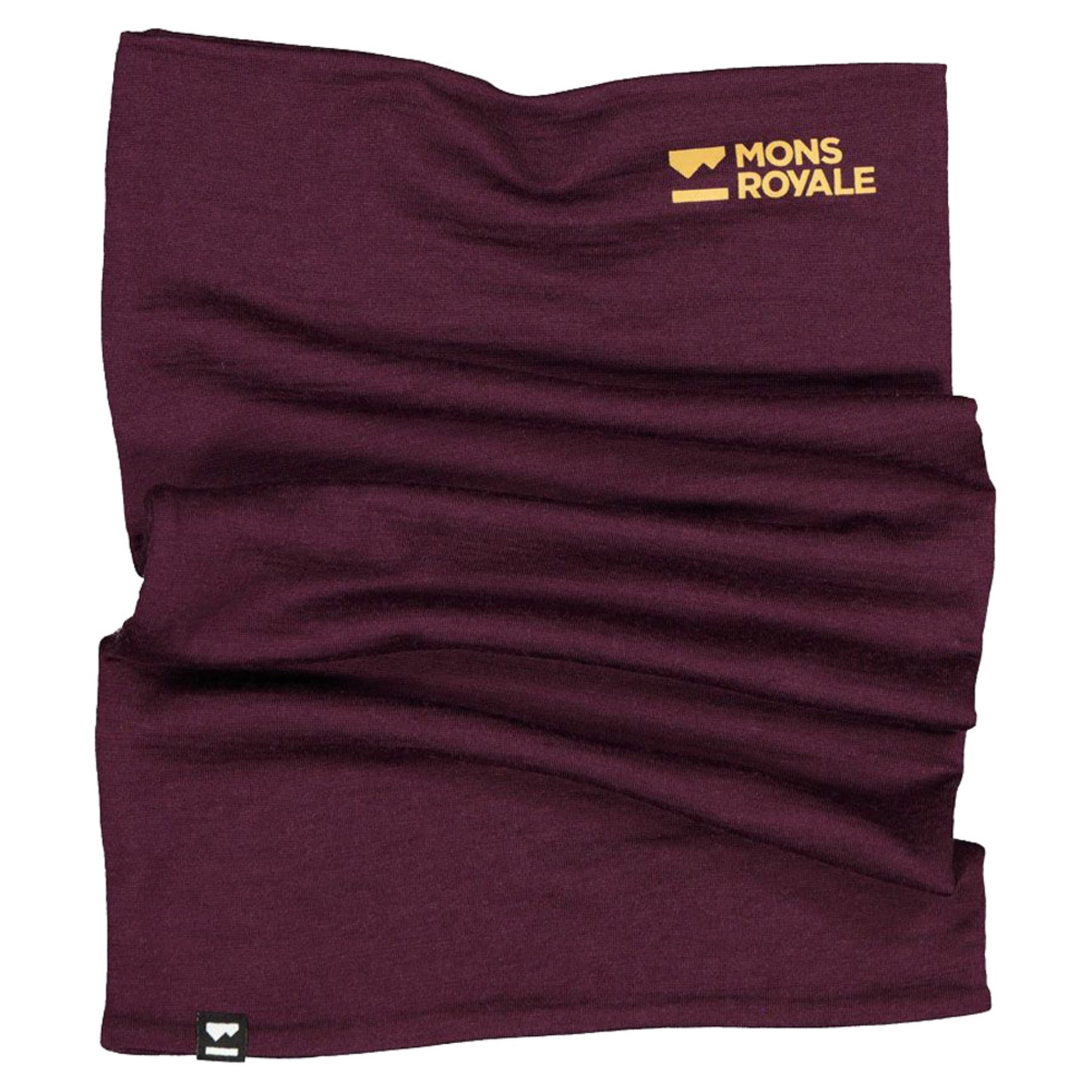 Mons Royale Double Up Unisex Neck Warmer - WINE