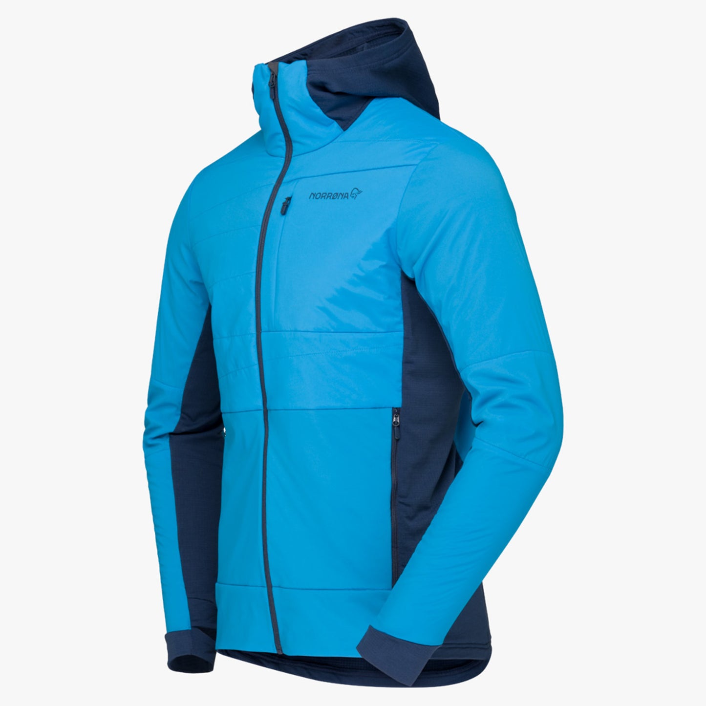 Norrona Falketind Alpha90 Insulated Men's Zip Hood - HAWAIIAN SURF_I - XL
