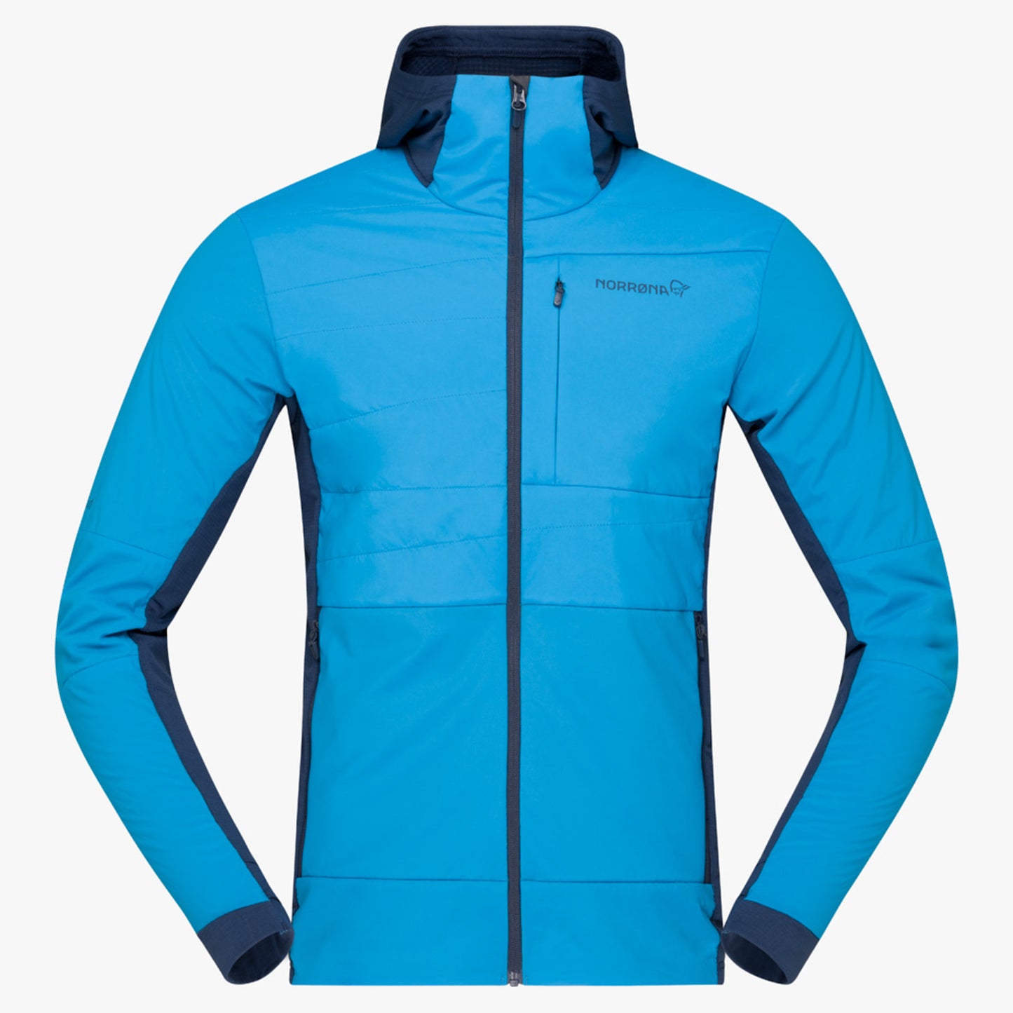 Norrona Falketind Alpha90 Insulated Men's Zip Hood - HAWAIIAN SURF_I - XL