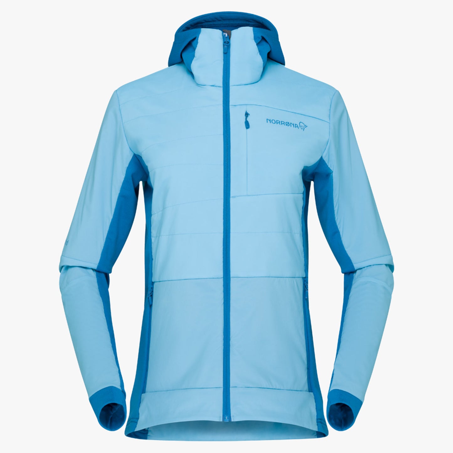 Norrona Falketind Alpha90 Insulated Women'Zip Hood - AQUARIUS_MYKONO - S