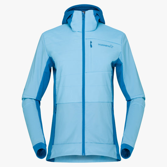 Norrona Falketind Alpha90 Insulated Women'Zip Hood - AQUARIUS_MYKONO - S