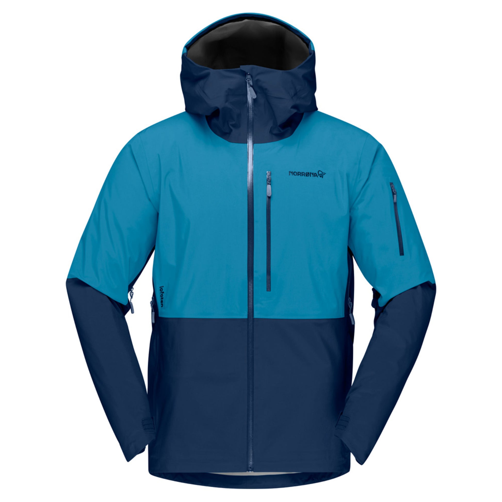 Norrona Lofoten Gore-Tex Shell Men's Jacket - HAWAIIAN SURF_I - XXL