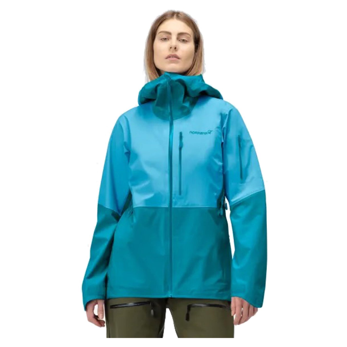 Norrona Lofoten GoreTex Insulated Women's Jacket - AQUARIUS - XL