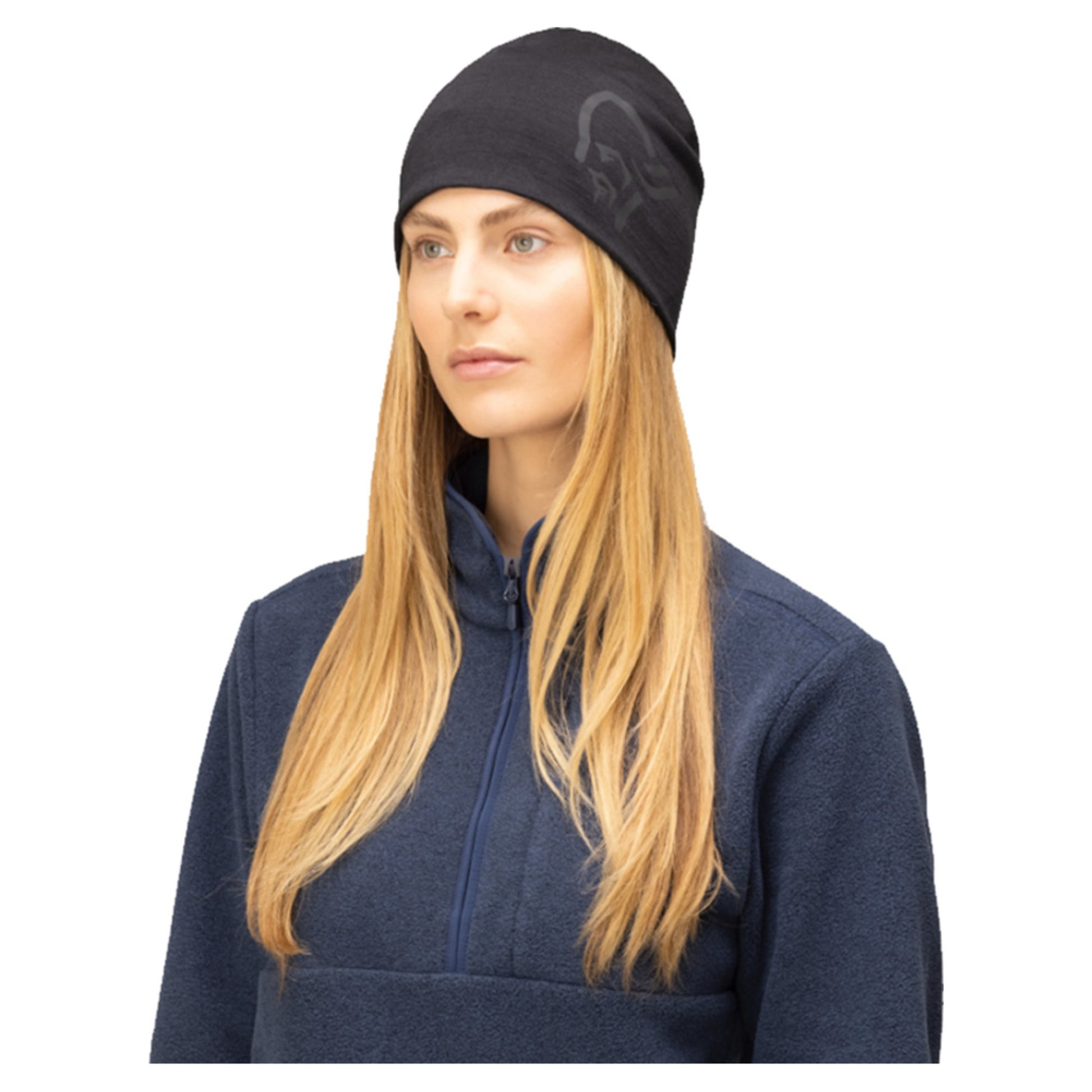 Norrona pureUll 180 Merino Beanie - INDIGO NIGHT