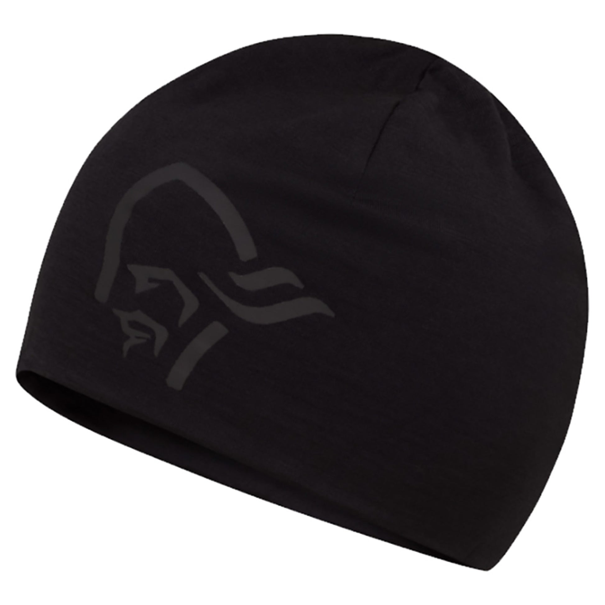 Norrona pureUll 180 Merino Beanie - CAVIAR