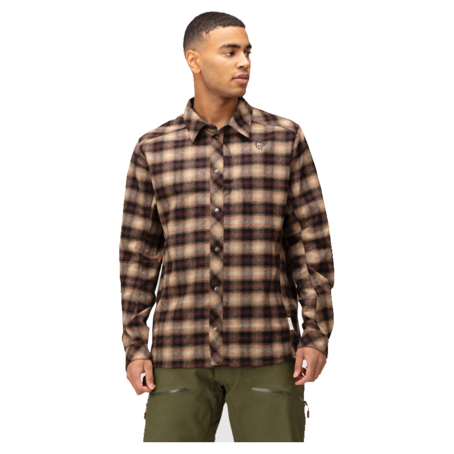 Norrona Tamok Wool Men's Shirt - After Dark - XL