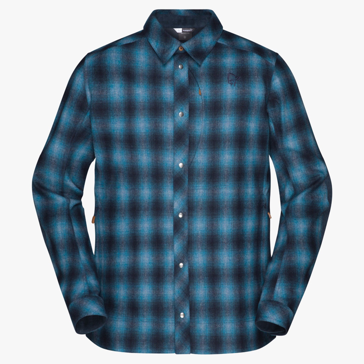 Norrona Tamok Wool Men's Shirt - INDIGO NIGHT - XL