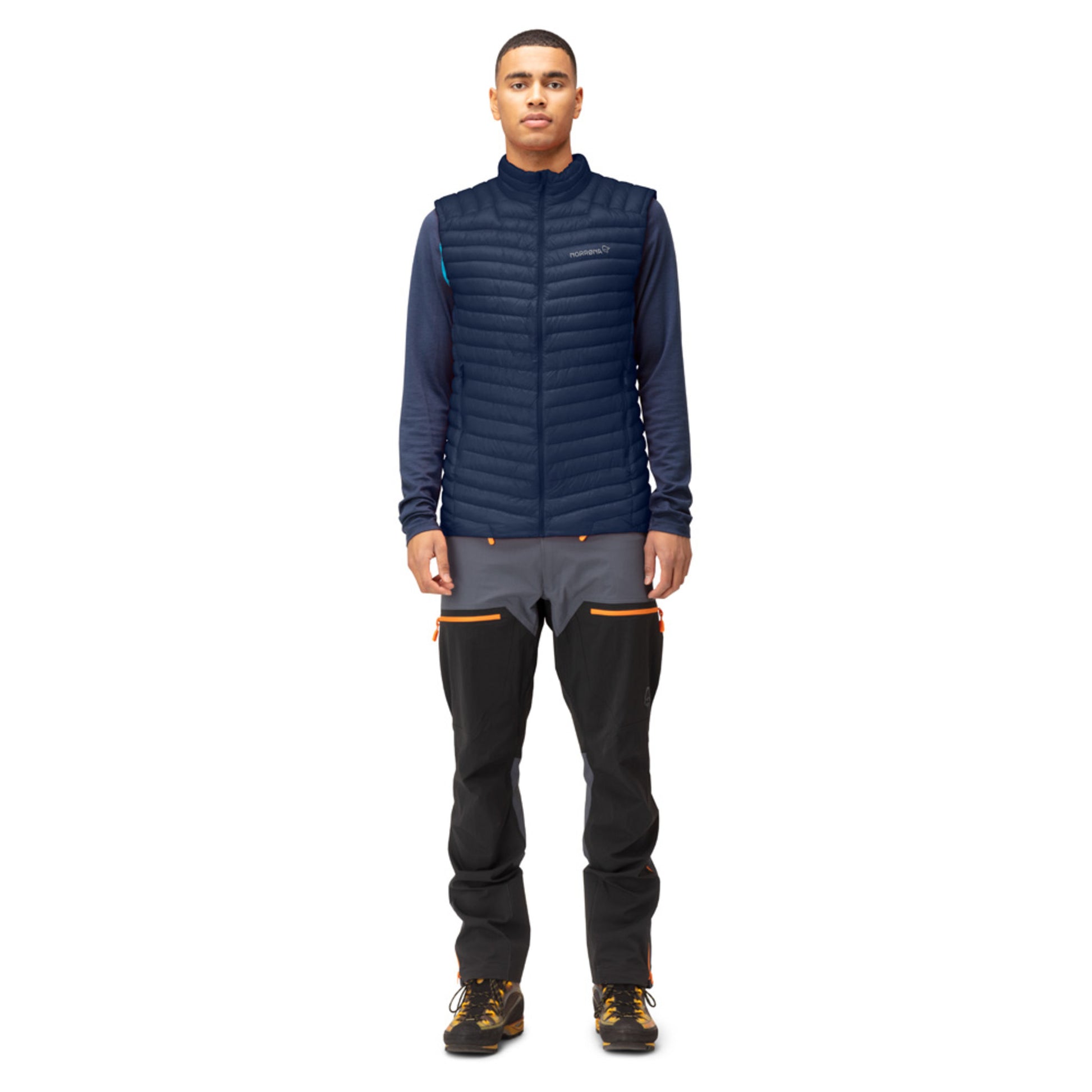 Norrona Trollveggen Superlight Down850 Men's Vest - INDIGO NIGHT - XL