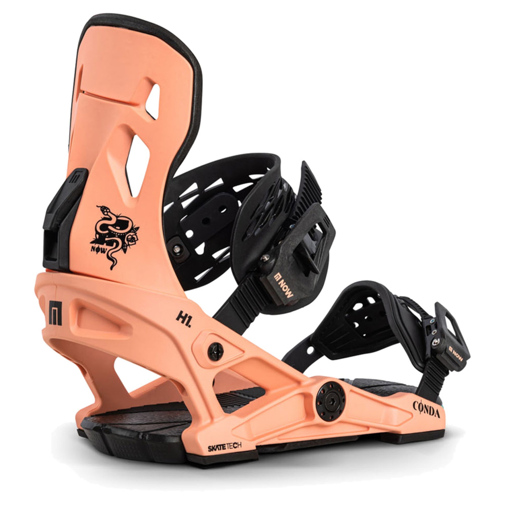 NOW Conda Women's Snowboard Bindings - LIGHT PINK - S