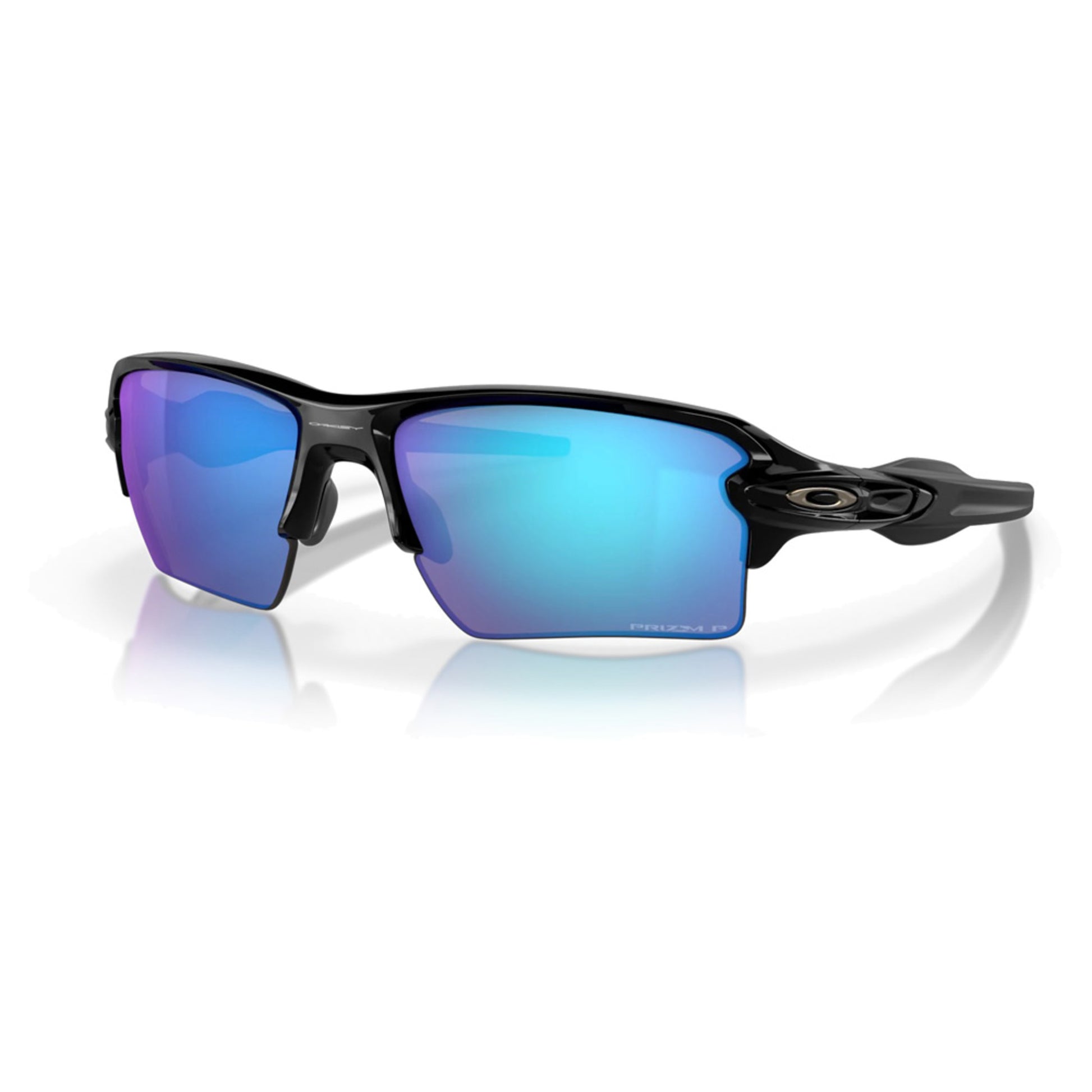 Oakley Flak 2.0 XL Sunglasses - POLISHED BLACK - SAPPHIRE POLAR