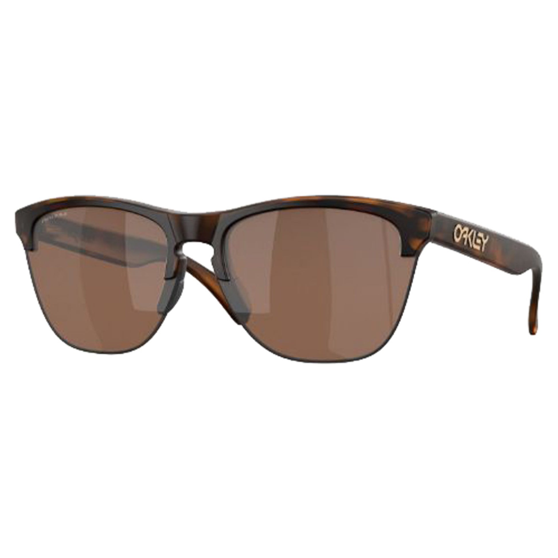 Oakley Frogskins Lite Sunglasses - MATTE BROWN TOR - PRIZM TUNGSTEN