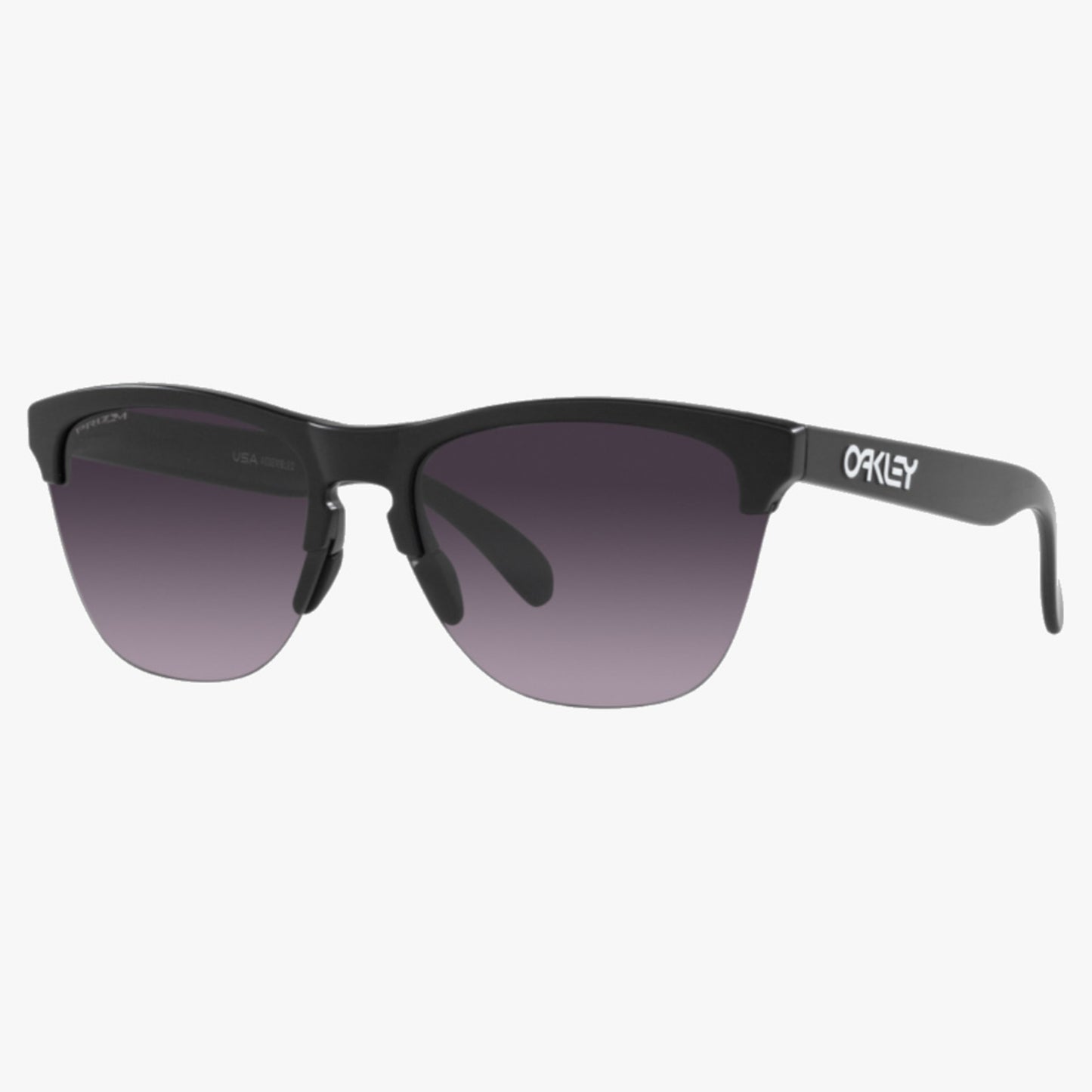 Oakley Frogskins Lite Sunglasses - Matte Black - Prizm Grey Gradient