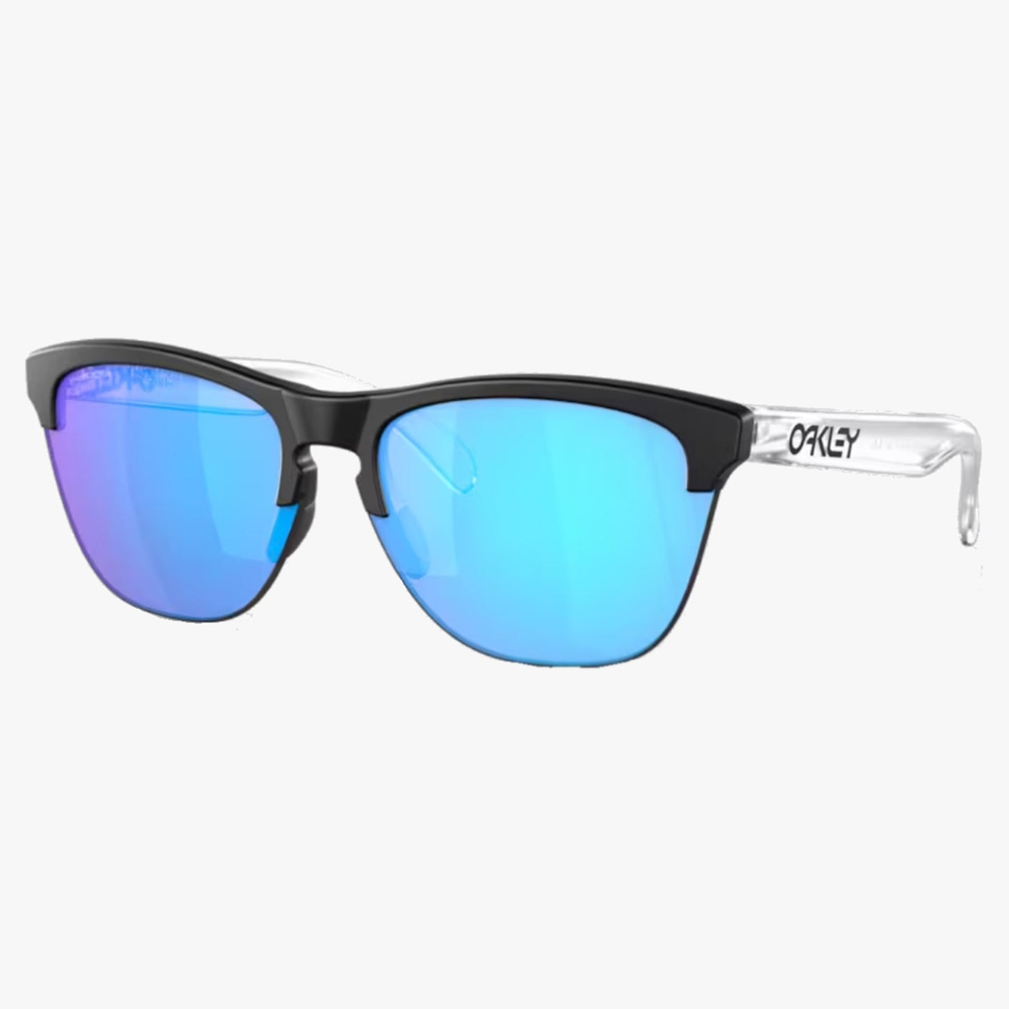 Oakley Frogskins Lite Sunglasses - Matte Black - Prizm Sapphire