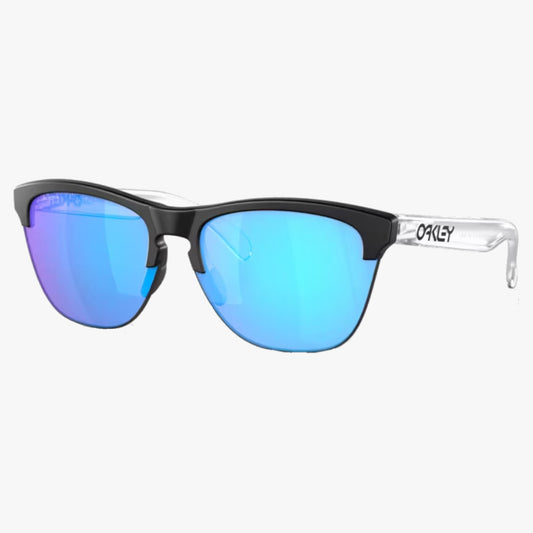Oakley Frogskins Lite Sunglasses - Matte Black - Prizm Sapphire