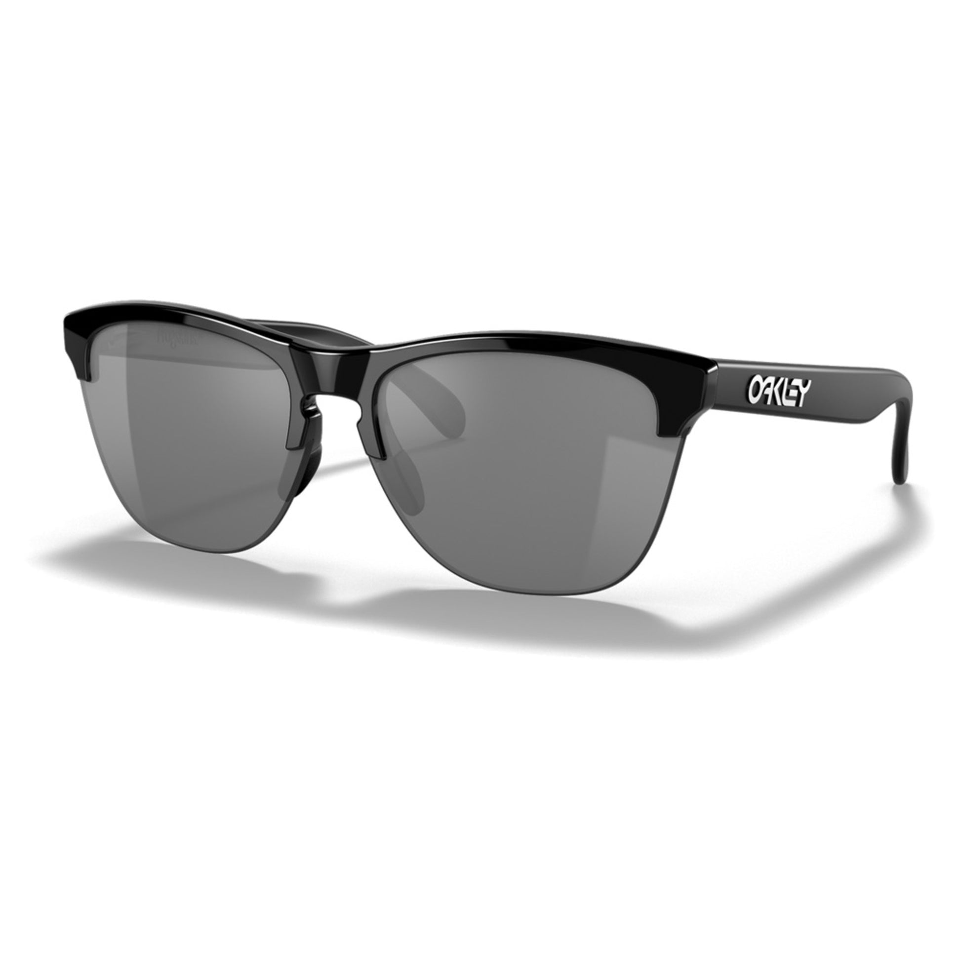 Oakley Frogskins Lite Sunglasses - POLISHED BLACK - PRIZM BLACK