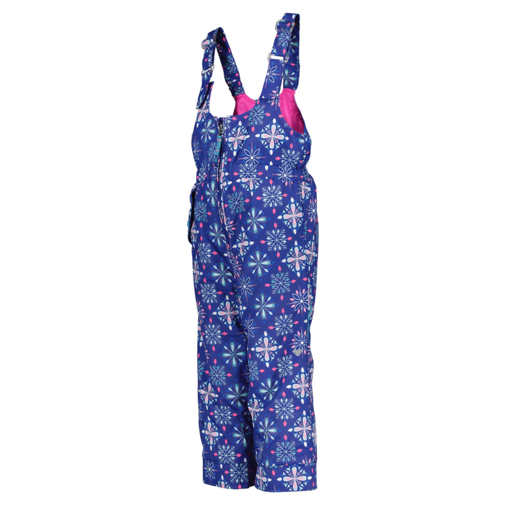 Obermeyer Snoverall Kid's Print Ski Pant - BLUE SNOWFLAKES - 3