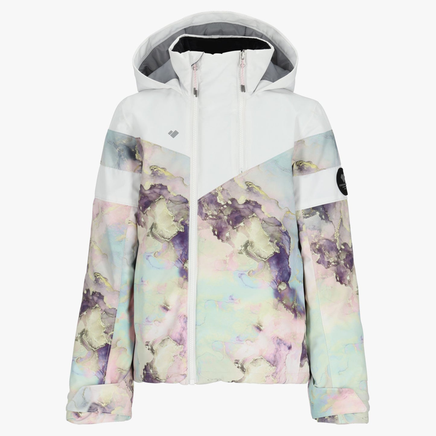 Obermeyer Taja Print Junior Jacket - Crystal Aurora - XL