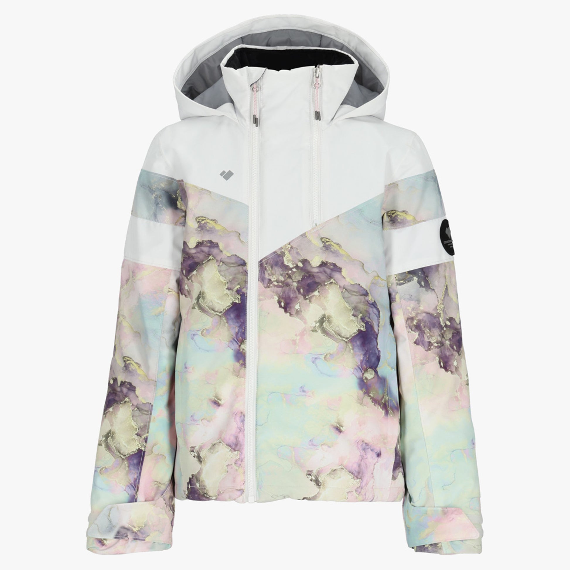 Obermeyer Taja Print Junior Jacket - Crystal Aurora - XL