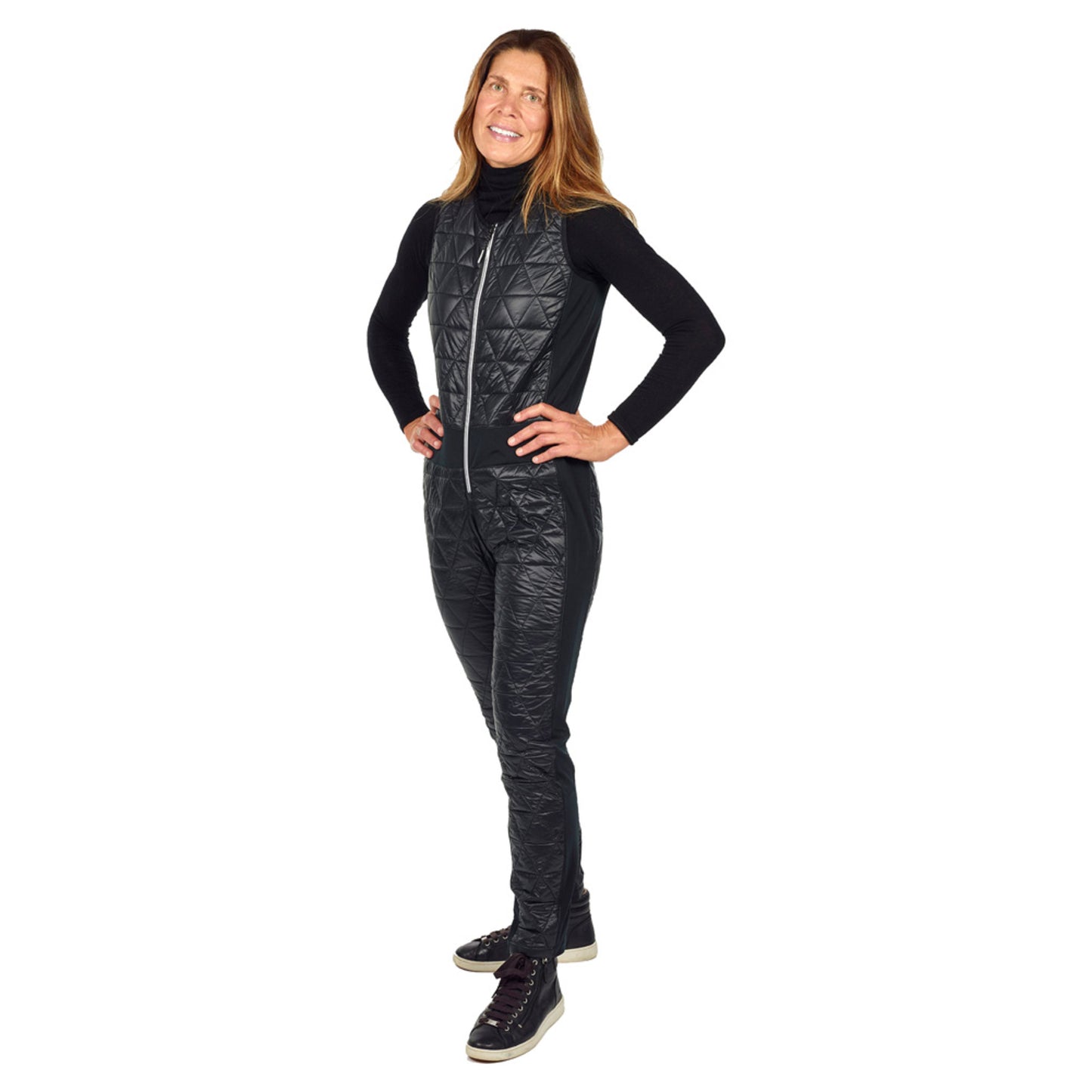 Ohsho Lara Insulated Sleeveless Women's One Piece - BLACK - XS