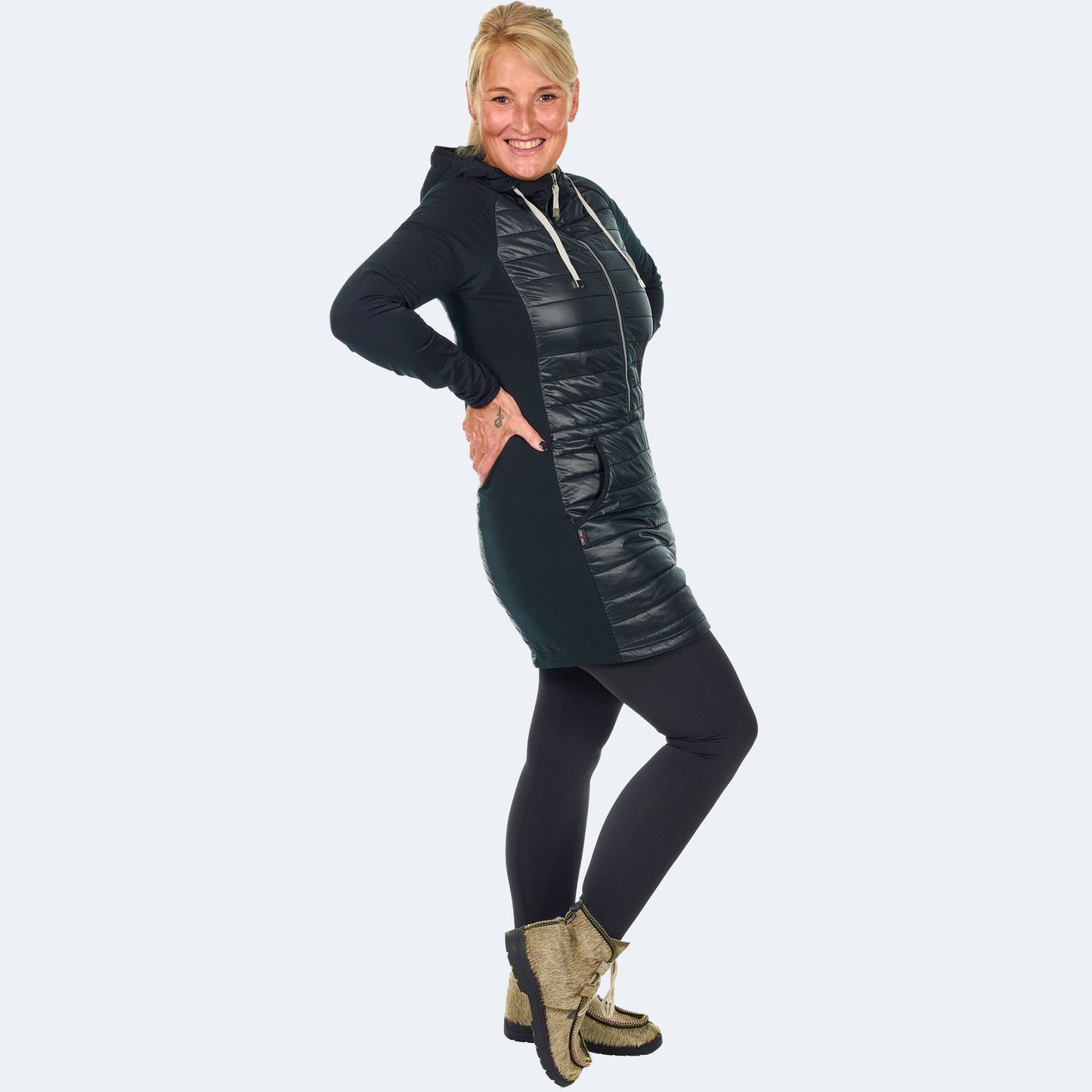 Ohsho Lila Kangaroo Pocket Insulated Women's Tunic
