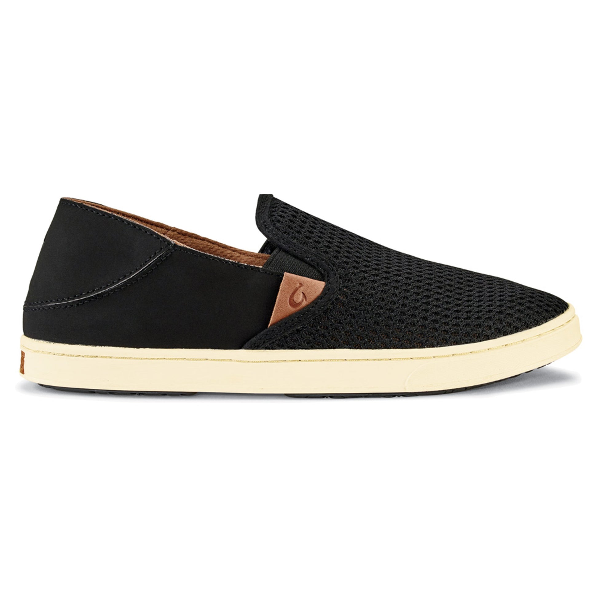 Olukai Pehuea Women's Slip-On Sneakers - BLACK - 9.5