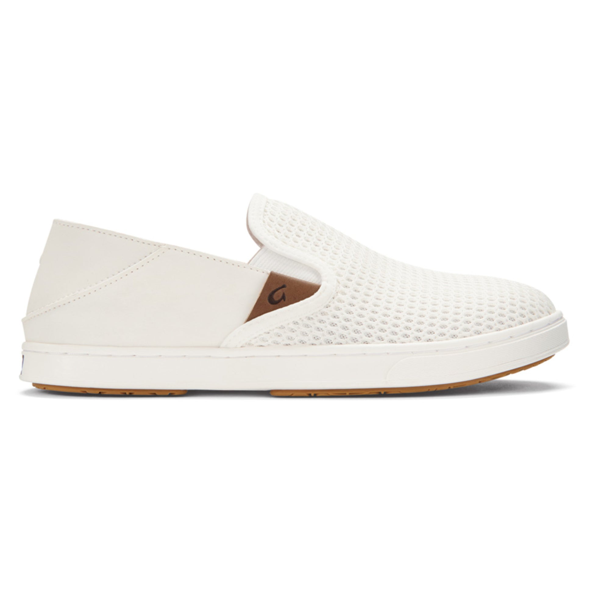 Olukai Pehuea Women's Slip-On Sneakers - BRIGHT WHITE - 9.5