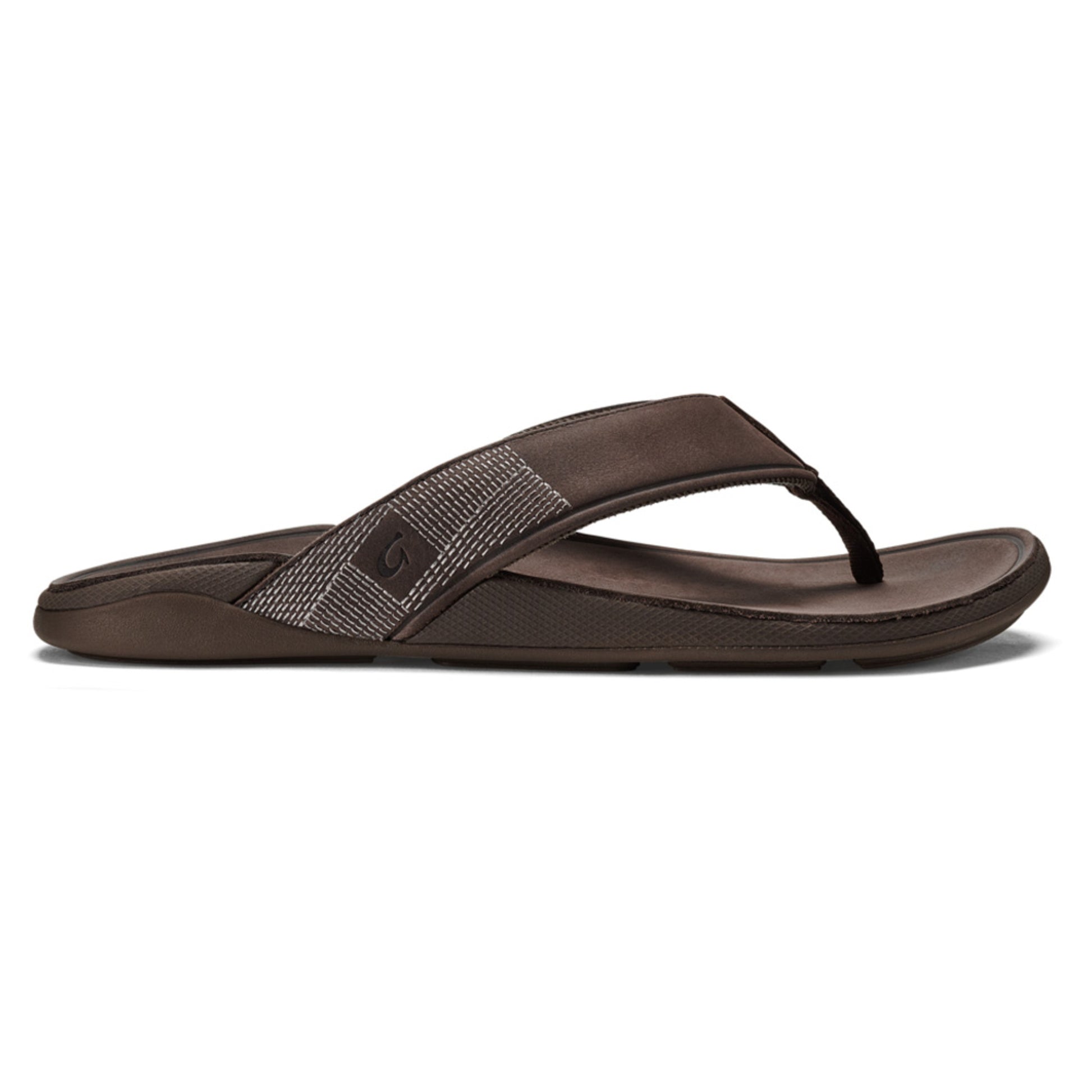 Olukai Tuahine Men's Sandals - DARK WOOD - 9