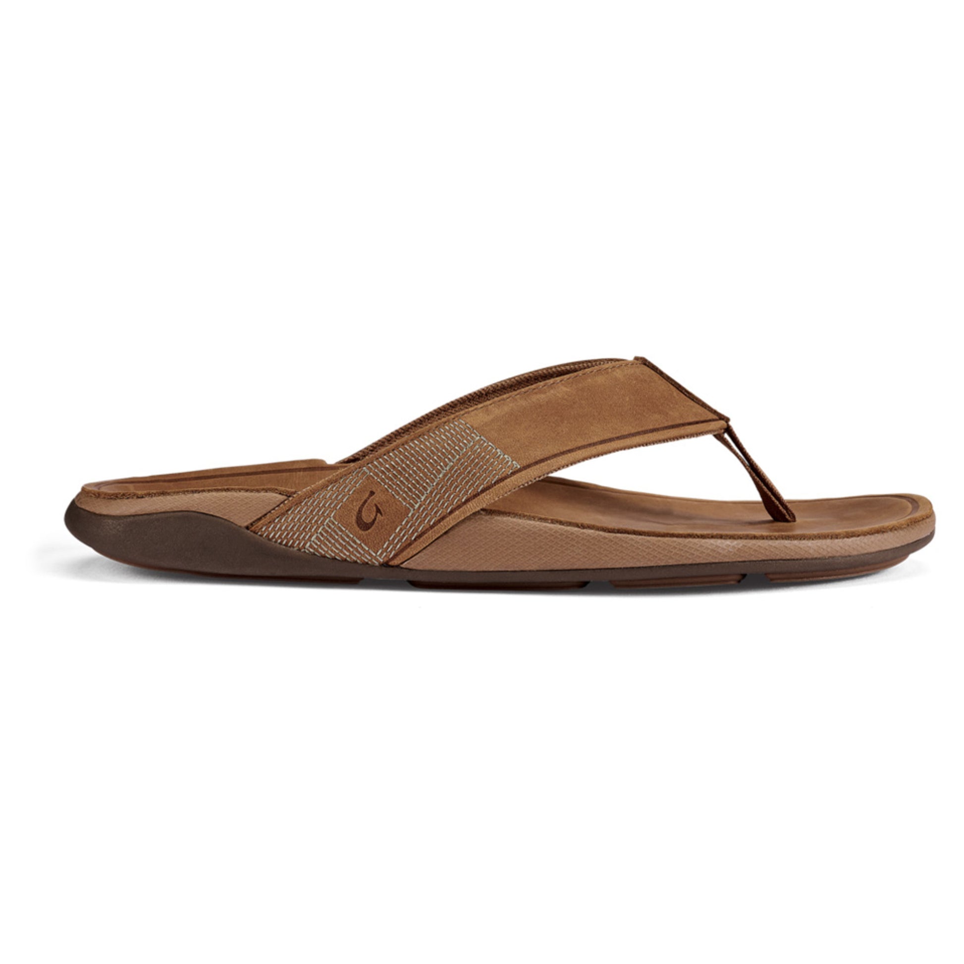 Olukai Tuahine Men's Sandals - TOFFEE - 9