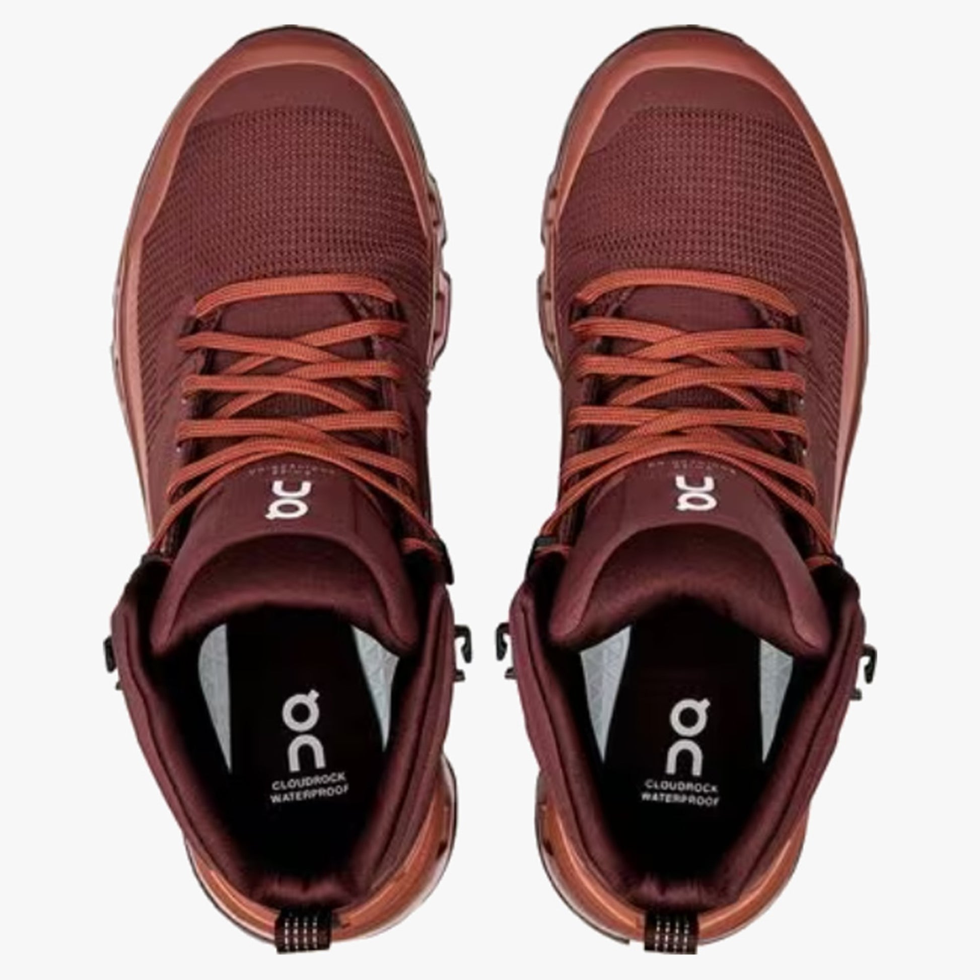 On Running Cloudrock 2 Waterproof Women's Hiking Boot - Beet/Auburn - 10