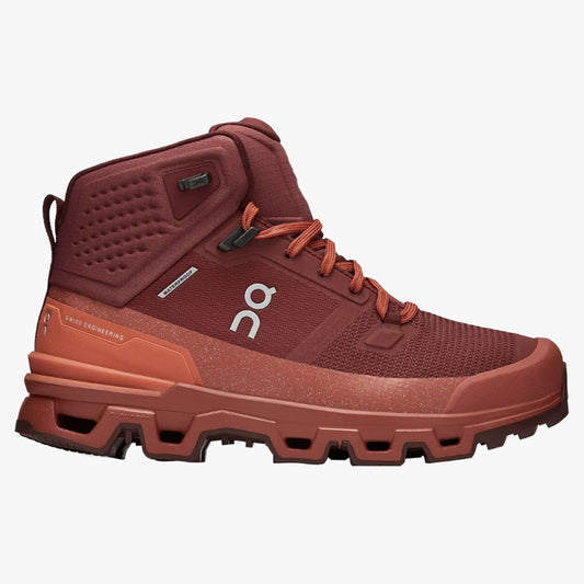 On Running Cloudrock 2 Waterproof Women's Hiking Boot - Beet/Auburn - 10