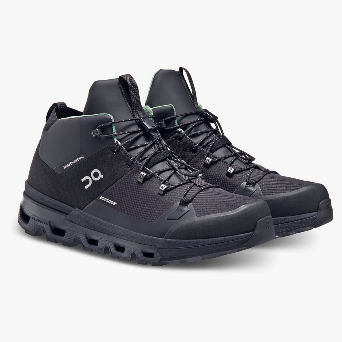 On Running Cloudtrax Waterproof Men's Shoes - Black - 13
