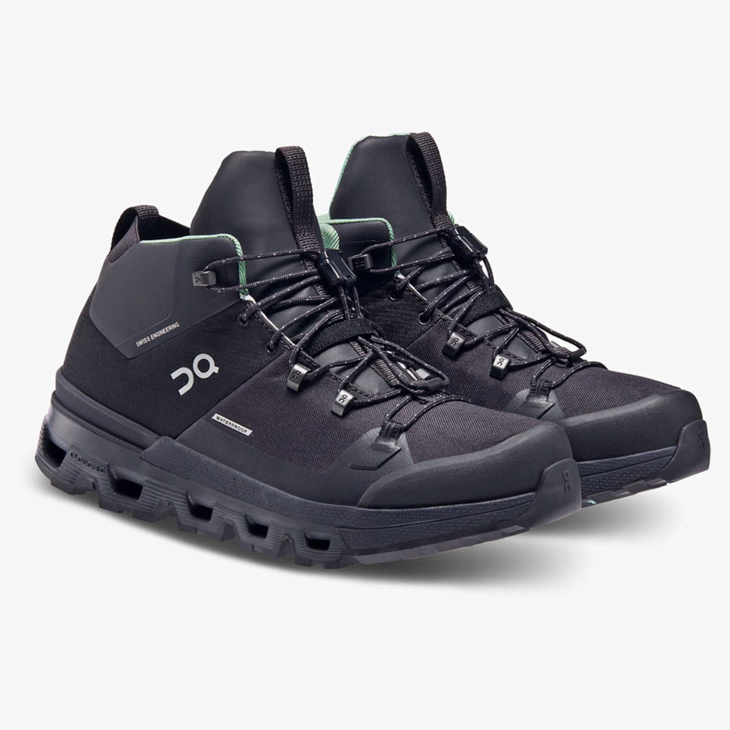 On Running Cloudtrax Waterproof Women's Shoes - Black - 10