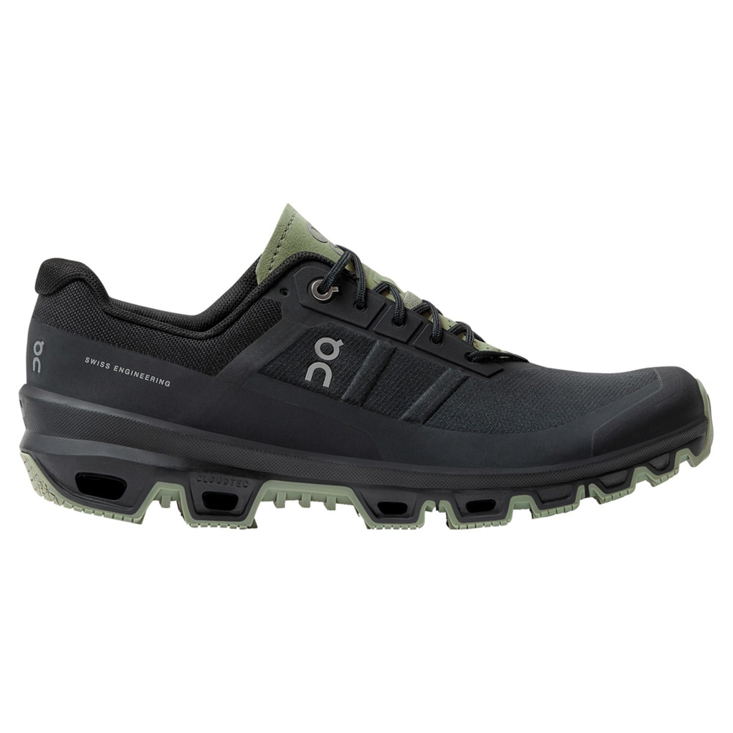 On Running Cloudventure 3 Men's Trail Running Shoe - BLACK RESEDA - 9