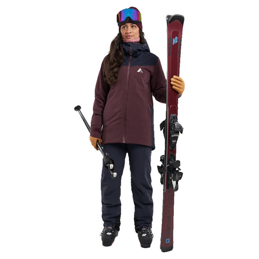 Orage Cove Insulated Women's Jacket - PLUM - XS