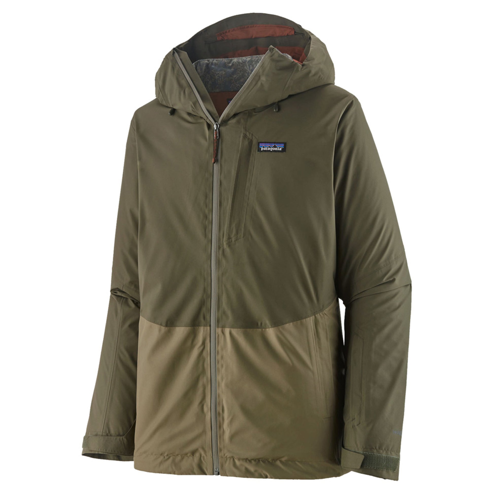 Patagonia 3-in-1 Powder Town Men's Jacket - BASIN GREEN - XL