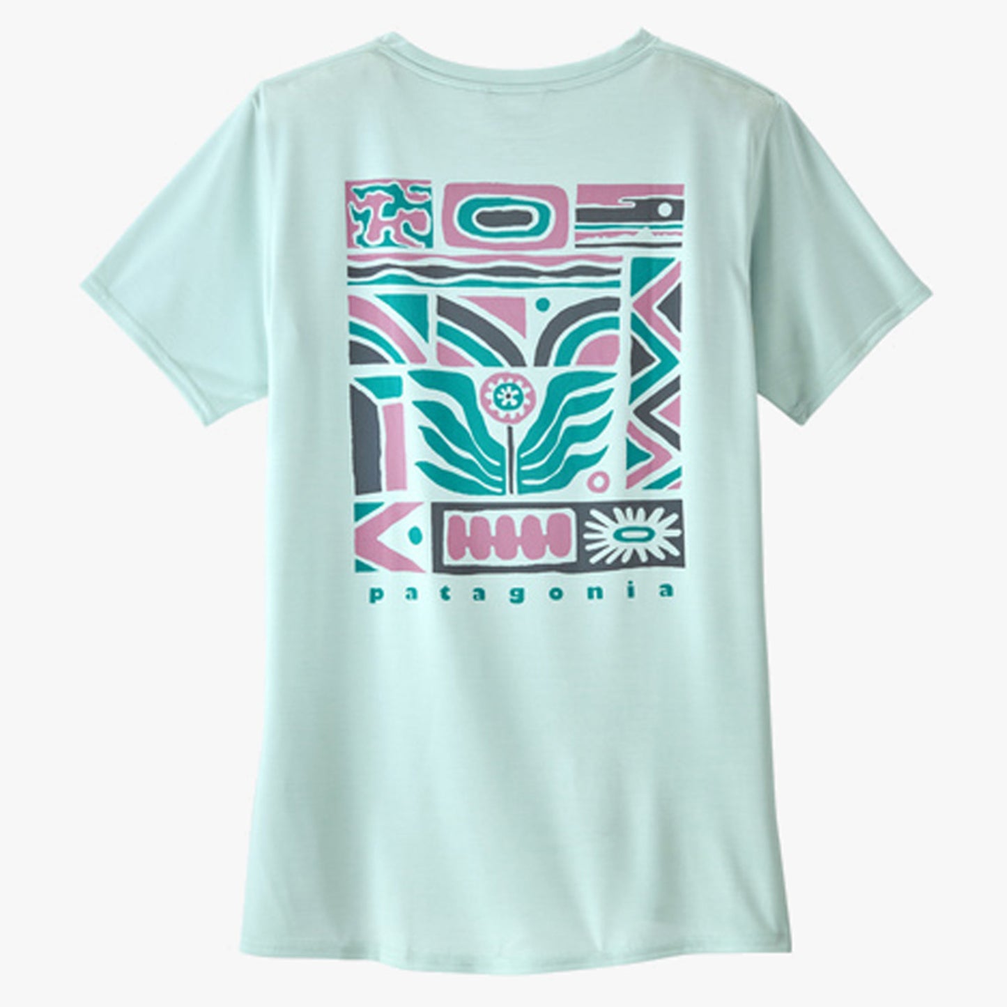 Patagonia Capilene Cool Daily Women's Graphic Shirt - DDWispGrnXDye - XS