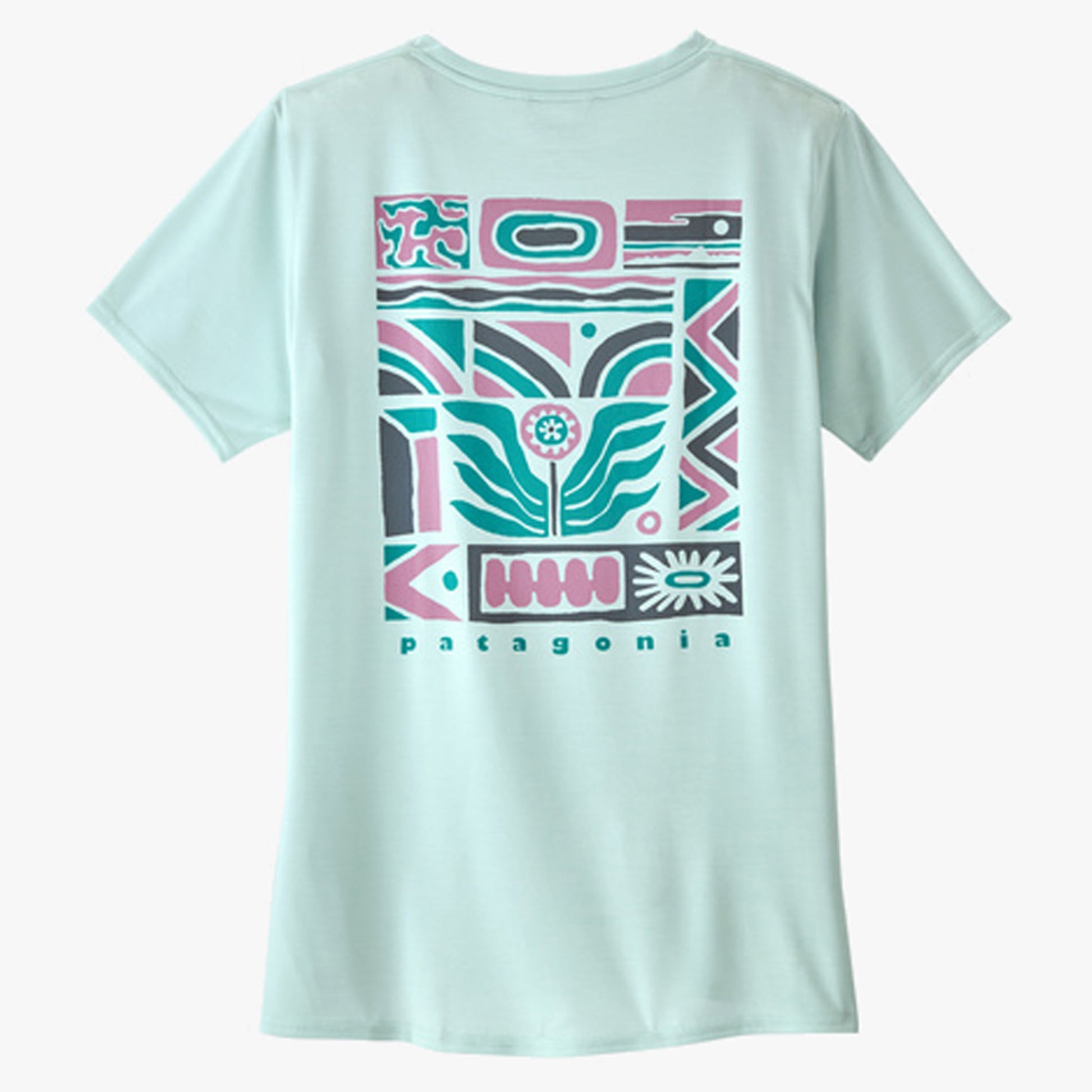 Patagonia Capilene Cool Daily Women's Graphic Shirt - DDWispGrnXDye - XS
