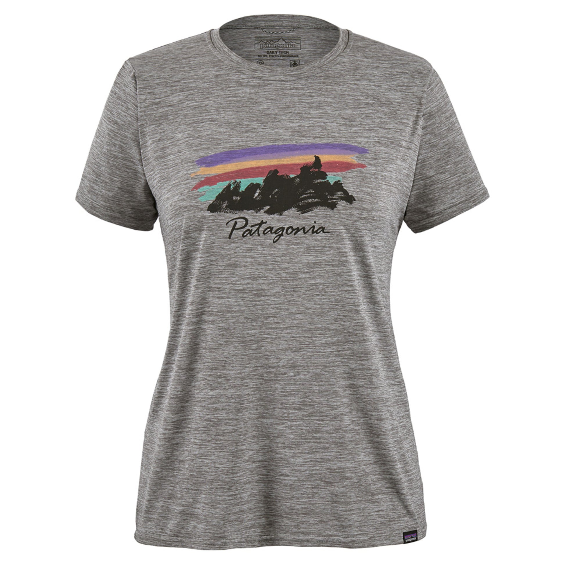 Patagonia Capilene Cool Daily Graphic Shirt - FEATHER GREY - XL