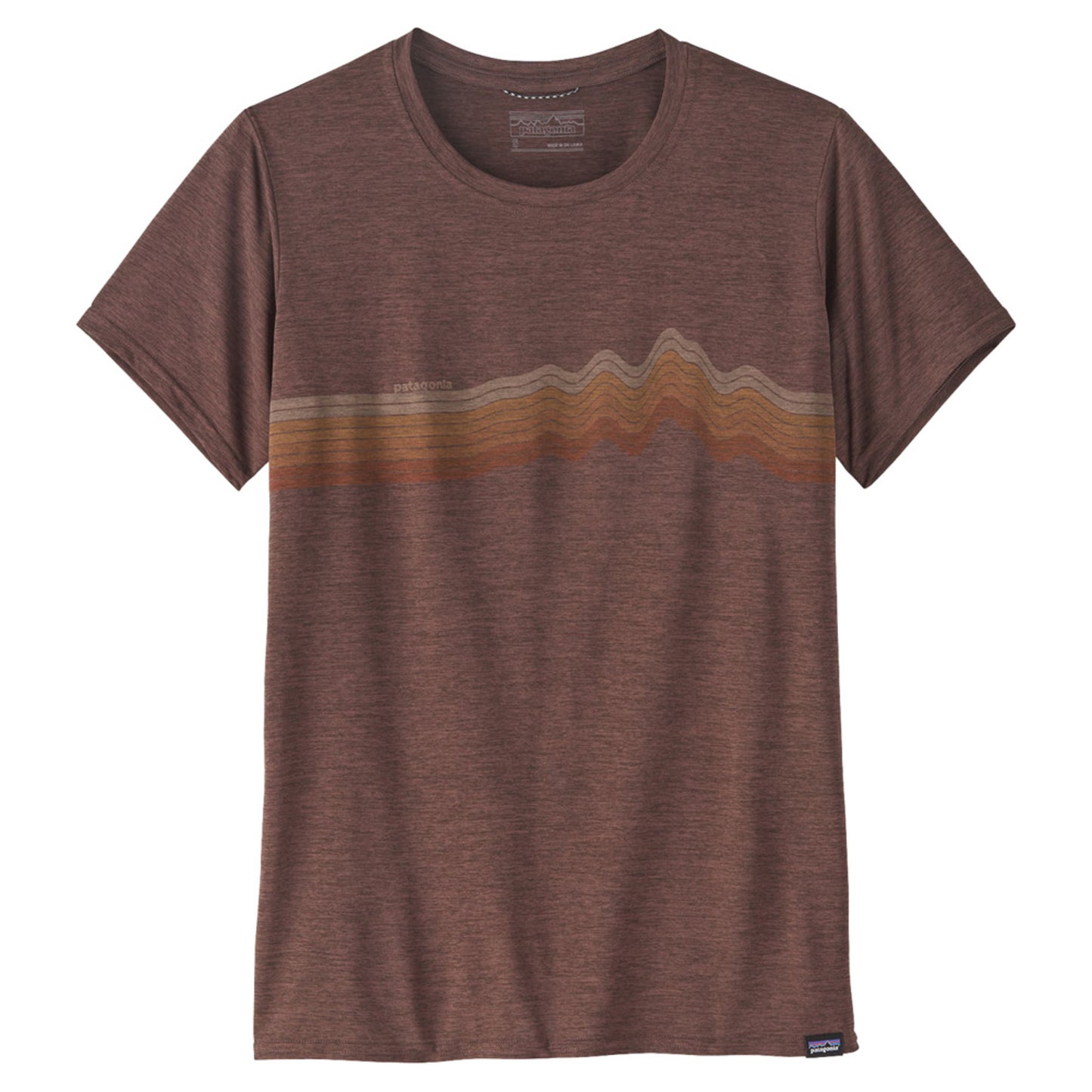 Patagonia Capilene Cool Daily Graphic Shirt - RIDGE RISE STRI - XL
