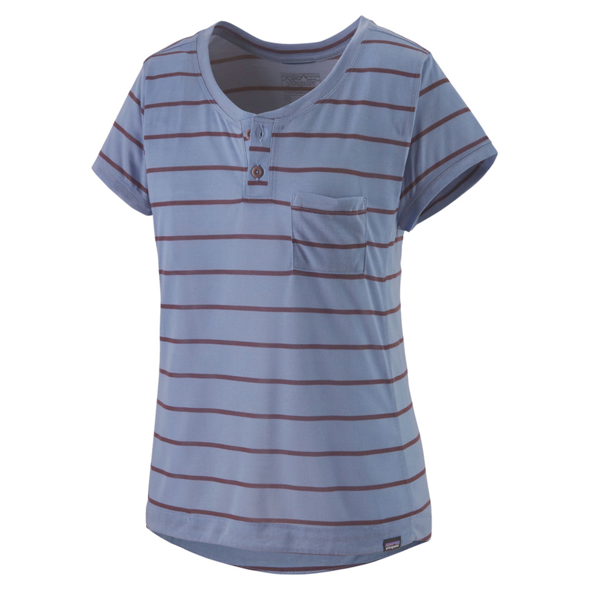 Patagonia Capilene Cool Trail Women's Bike Henley - FURROW STRIPE_L - XS