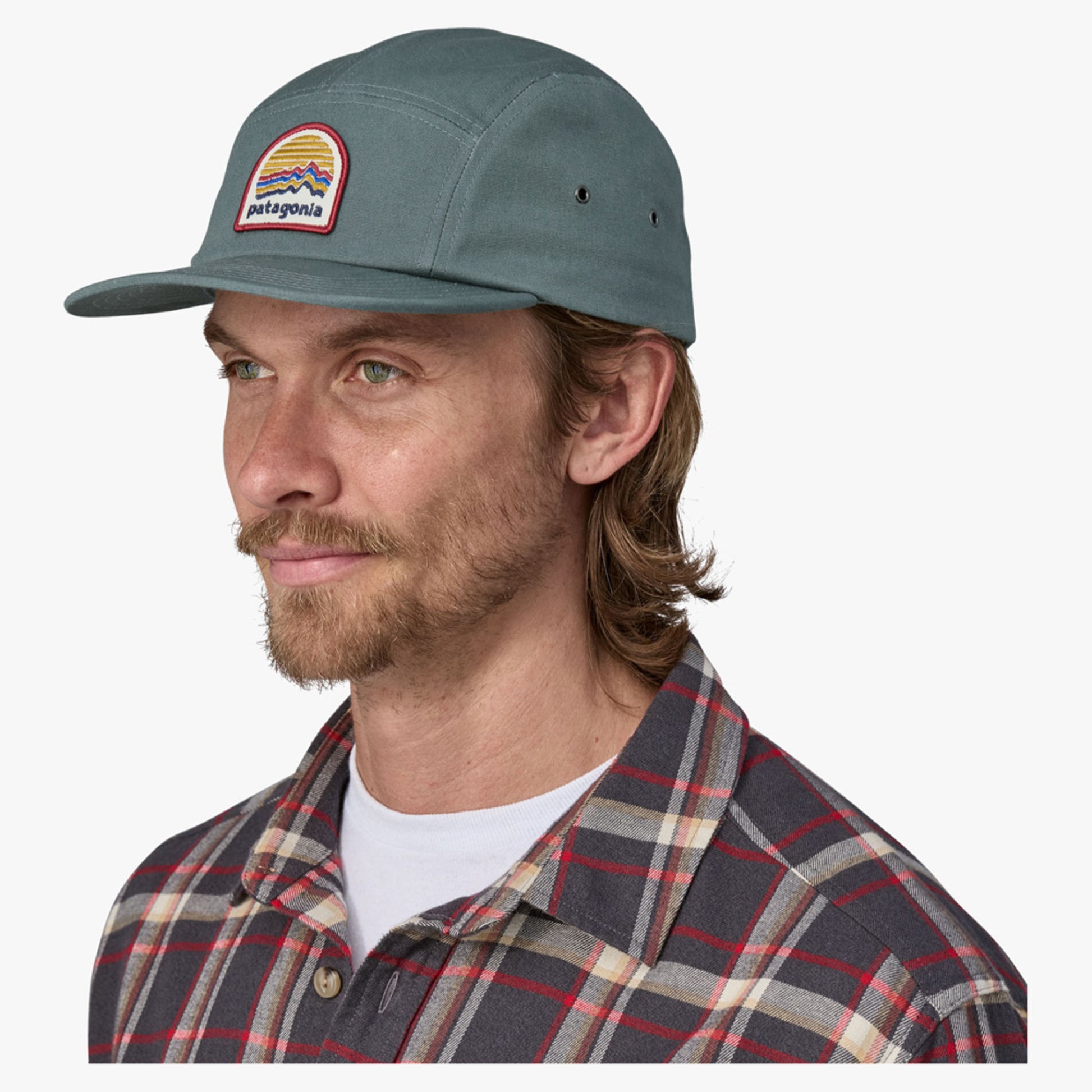 Patagonia Graphic Maclure Hat - Ridge Rise Moonlight: Nouveau Green