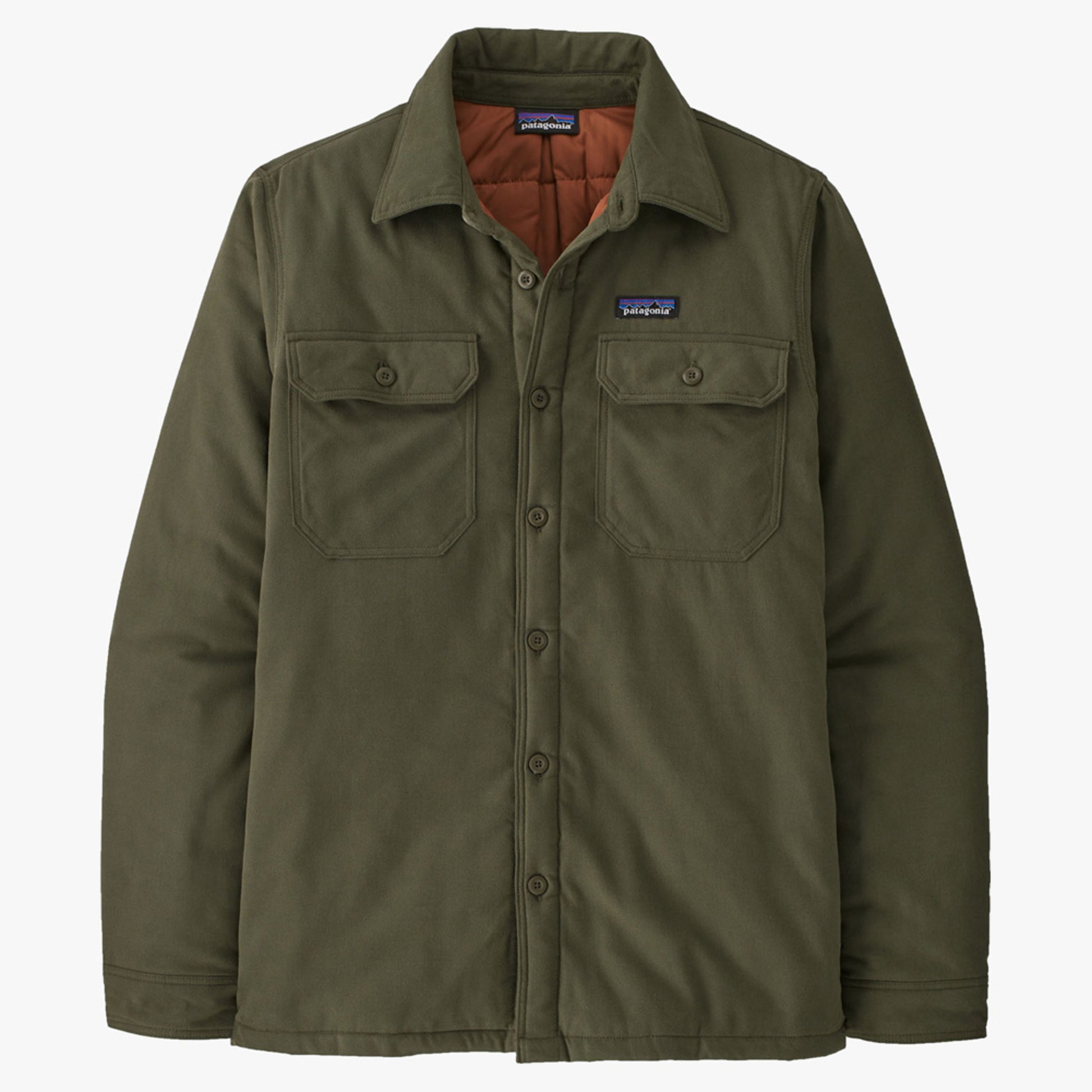 Patagonia Insulated Organic Cotton MW Fjord Men's Flannel Shirt - Basin Green - XXL
