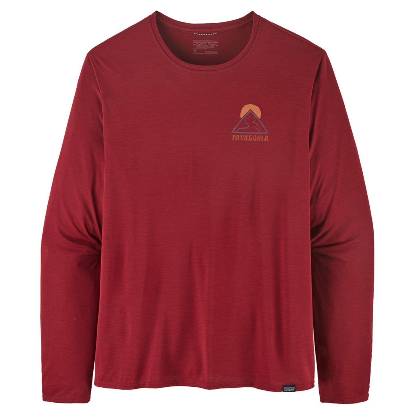 Patagonia Long-Sleeved Capilene Cool Daily Men's Graphic Shirt - SLOW GOING WAX - XXL