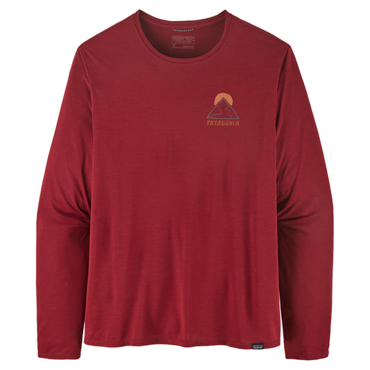 Patagonia Long-Sleeved Capilene Cool Daily Men's Graphic Shirt - Feather Grey  - XL